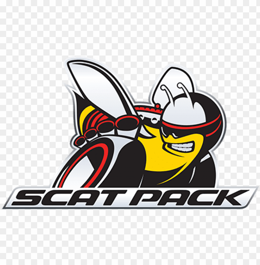 Scatpacklogo - Dodge Challenger Scat Pack Logo PNG Transparent Background