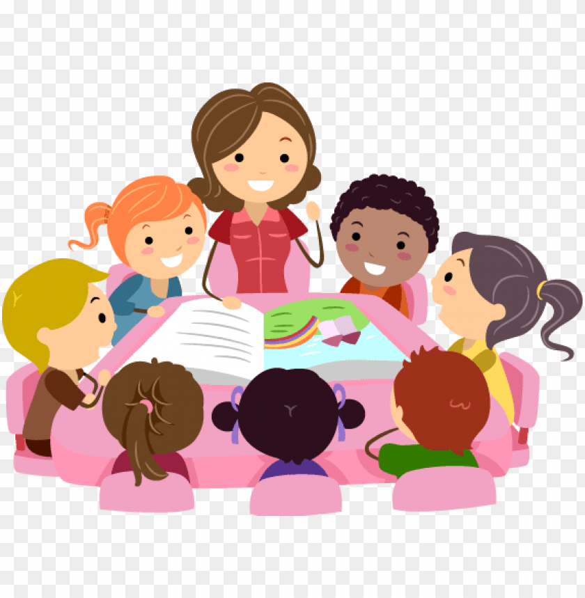 School Teacher Children Child Care Png Image Listen To The Teacher PNG Image With Transparent Background