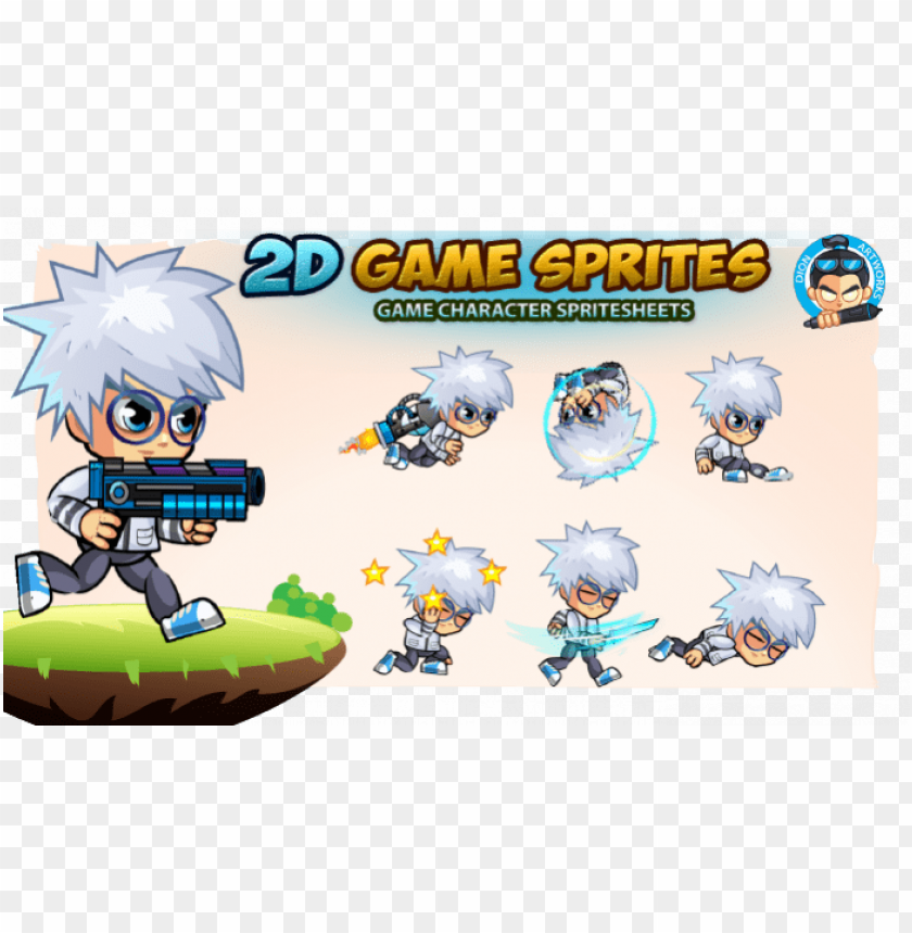 scientist 2d game character sprites - 2d character sprite pi PNG image with transparent background@toppng.com
