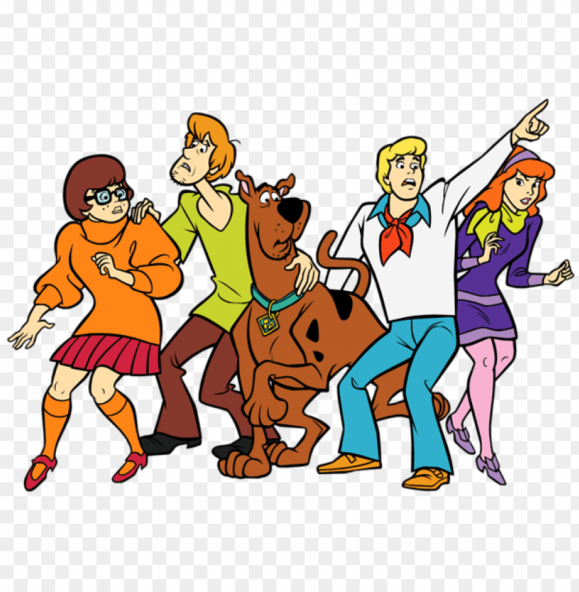 scooby doo and friends transparent clipart png photo - 46747