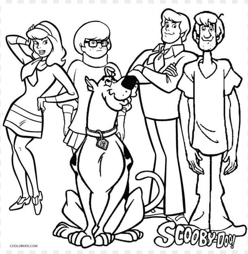 Scooby Doo Coloring Pages Free Coloring And Drawing