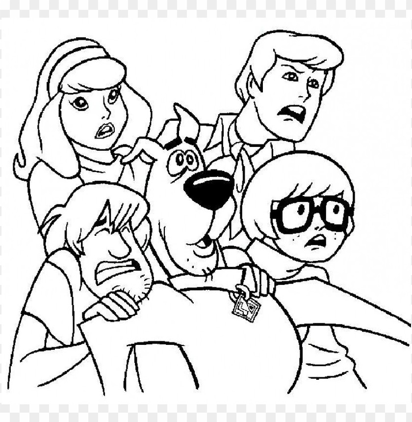 Scooby Doo Coloring Pages Color PNG Transparent With Clear Background ...