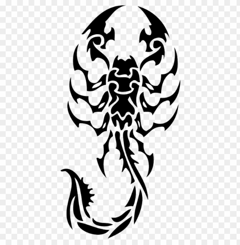 scorpion tattoo flat PNG image with transparent background | TOPpng