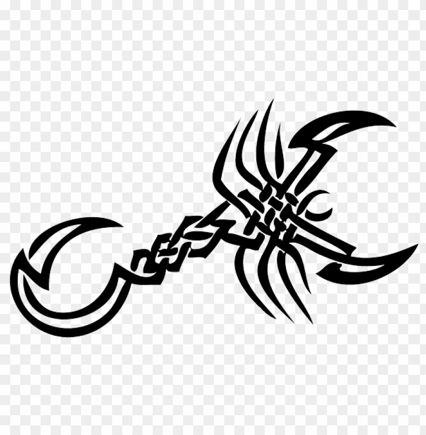 Scorpion Tattoo Simple PNG Transparent With Clear Background ID 119218 ...