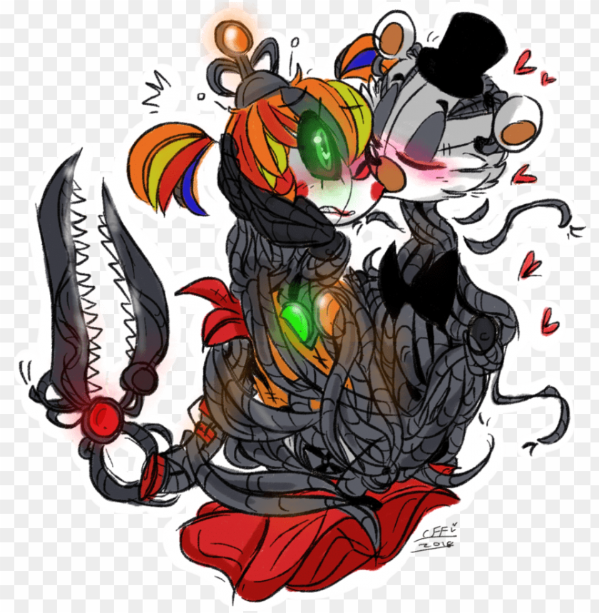 Scrap Baby X Molten Freddy By Circusfnaffamily - Molten Freddy X Scrap Baby  PNG Transparent With Clear Background ID 200059