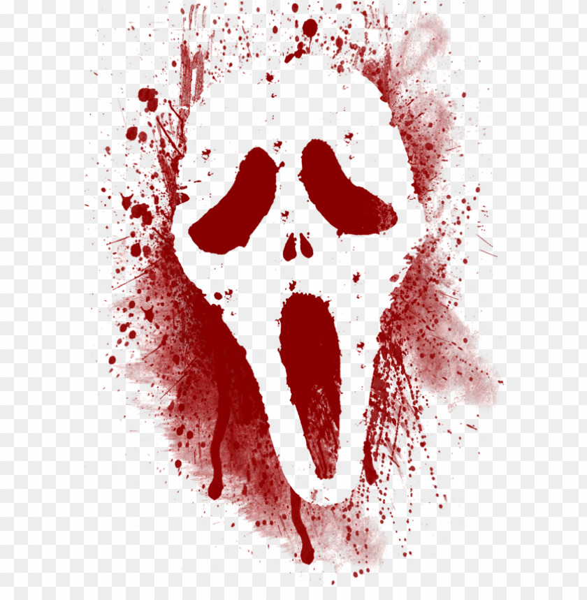 scream face de pânico by adriano ott - cafepress blood sheet twin 5'x7'area ru PNG image with transparent background@toppng.com