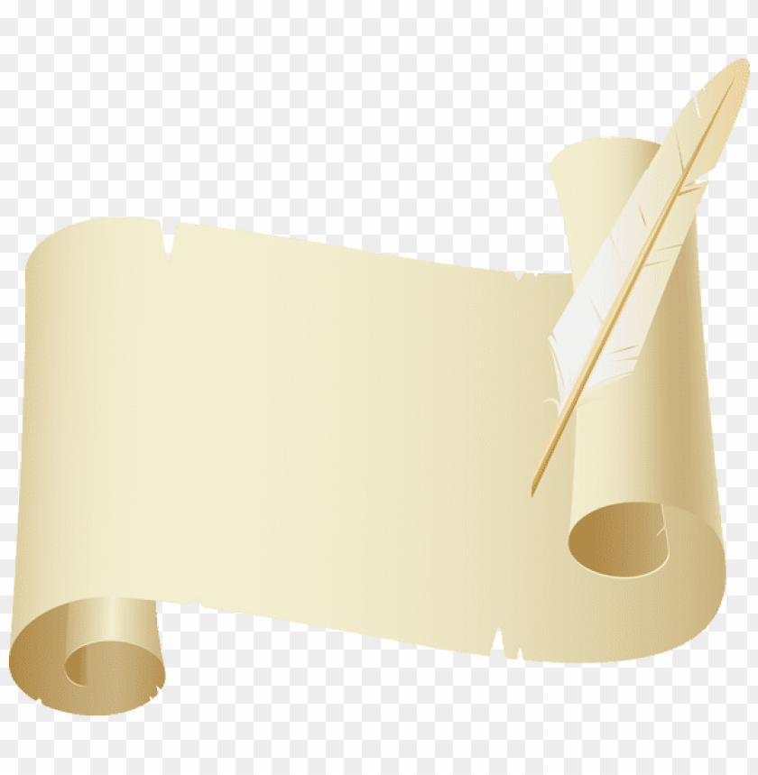 scroll and quill clipart png photo - 52588