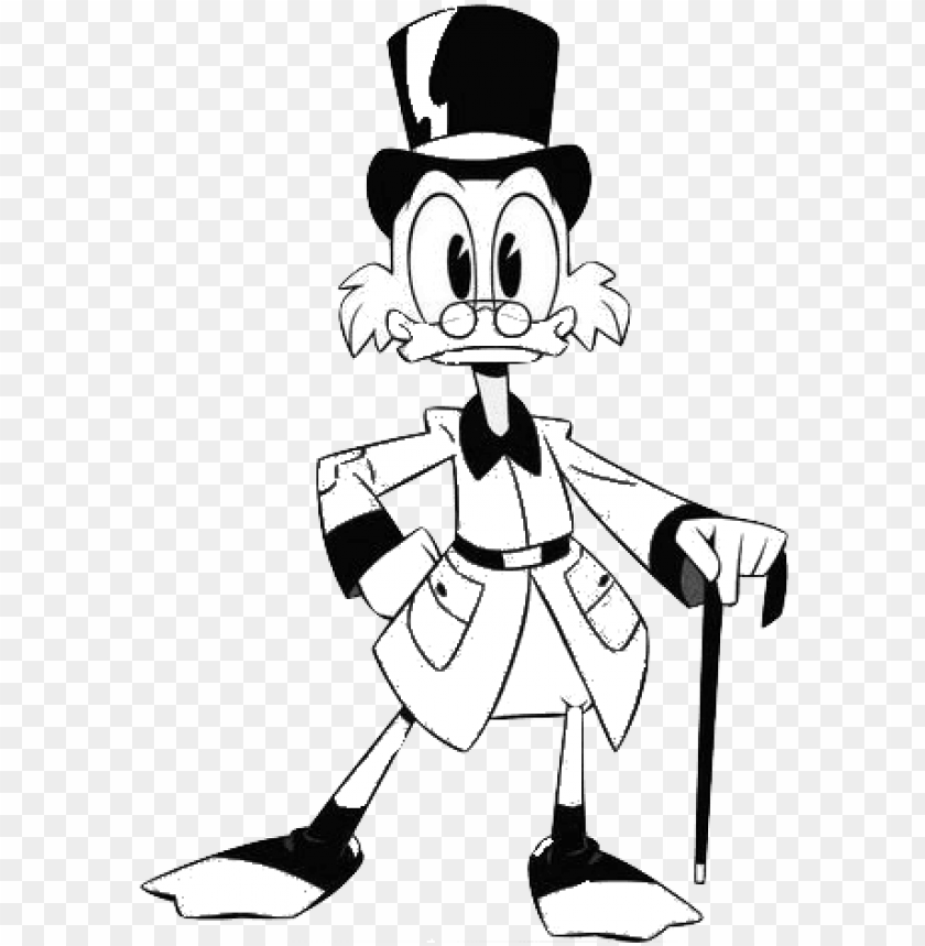 Scrooge Mcduck Ducktales Coloring Page - Scrooge Mcduck Ducktales 2017 PNG Transparent With Clear Background ID 171512