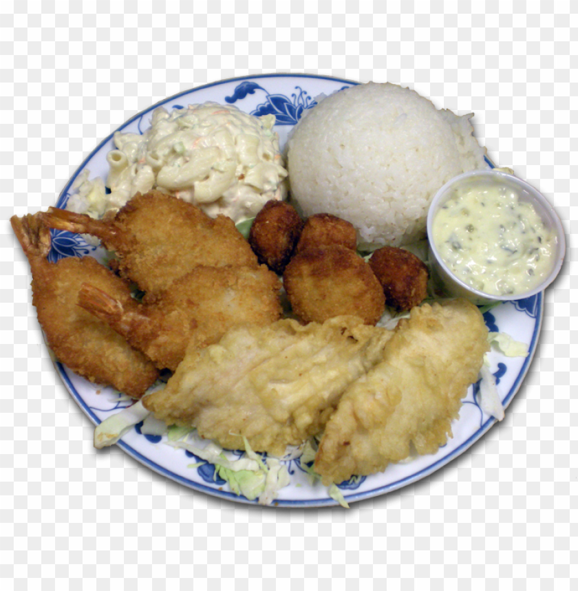 seafood combo plate lunch - dinner PNG image with transparent background@toppng.com