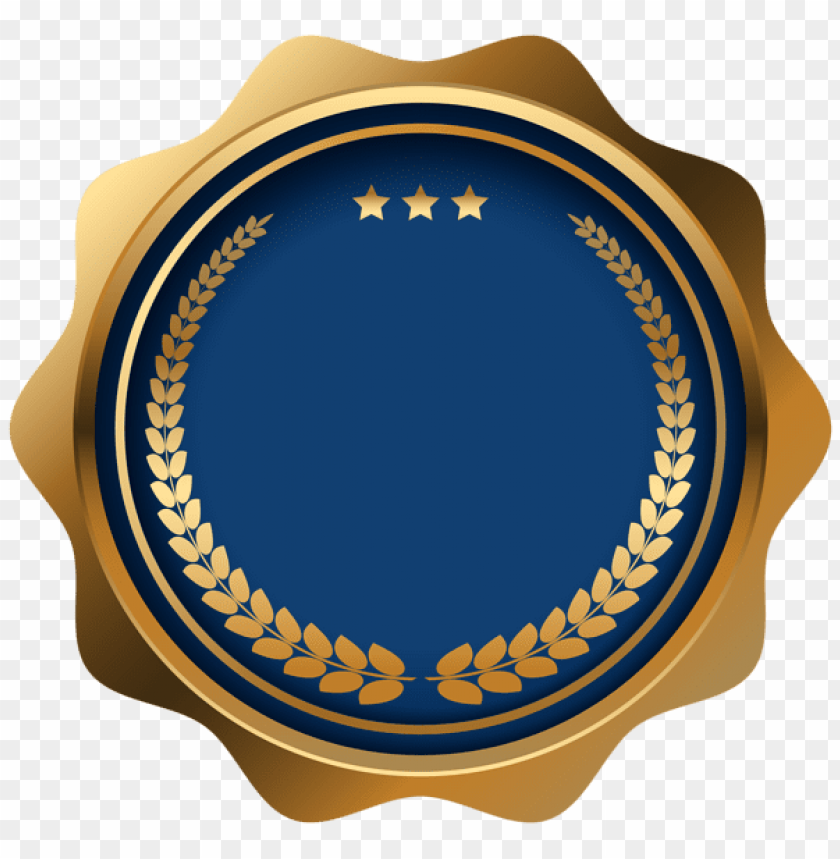 Download Seal Badge Blue Clipart Png Photo  