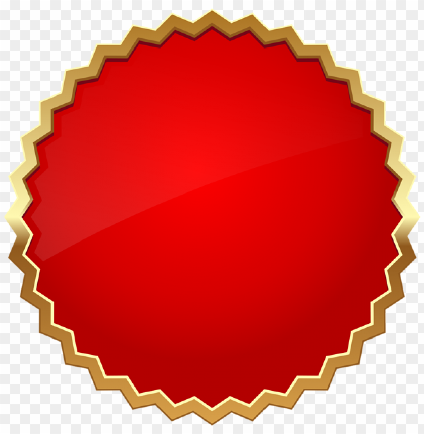 Seal Badge Red PNG Image With Transparent Background