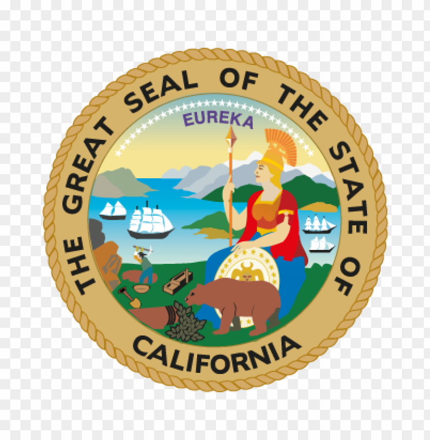 seal of california vector logo free download - 463396
