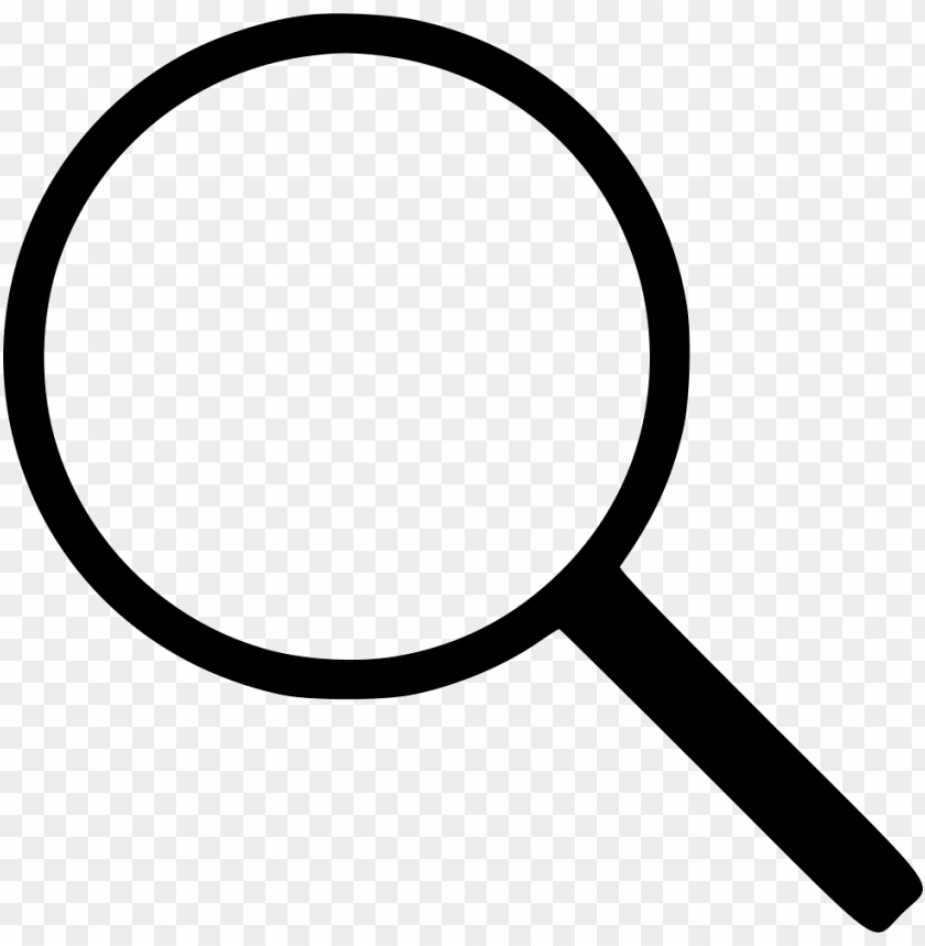 Search Find Magnifying Glass Zoom Comments - Simple Magnifying Glass Ico PNG Transparent Background