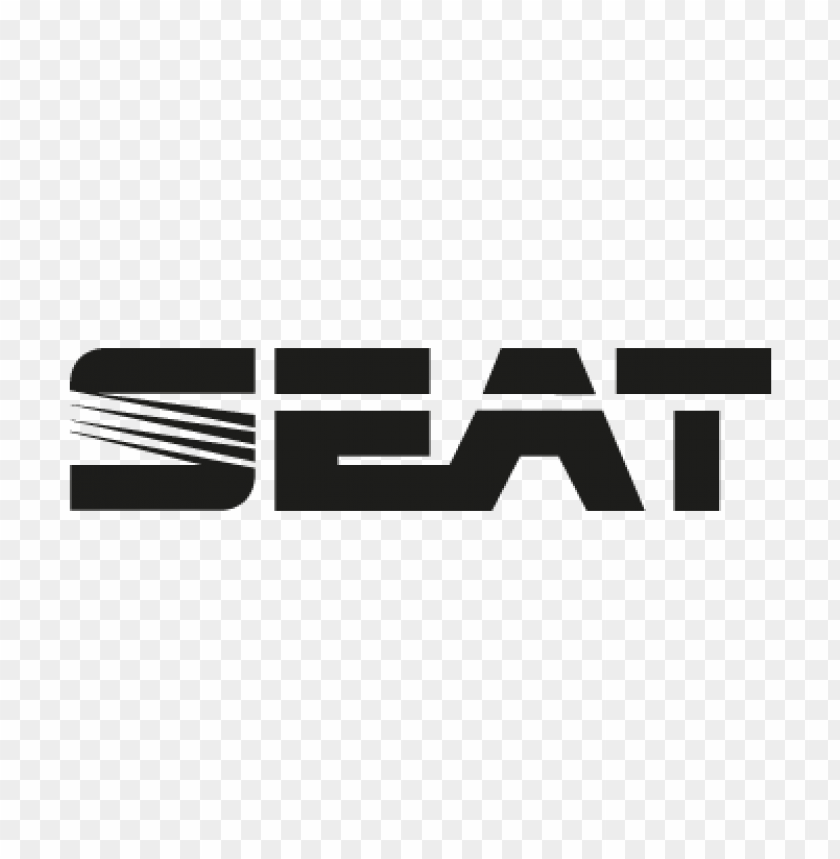  seat black vector logo free download - 463834
