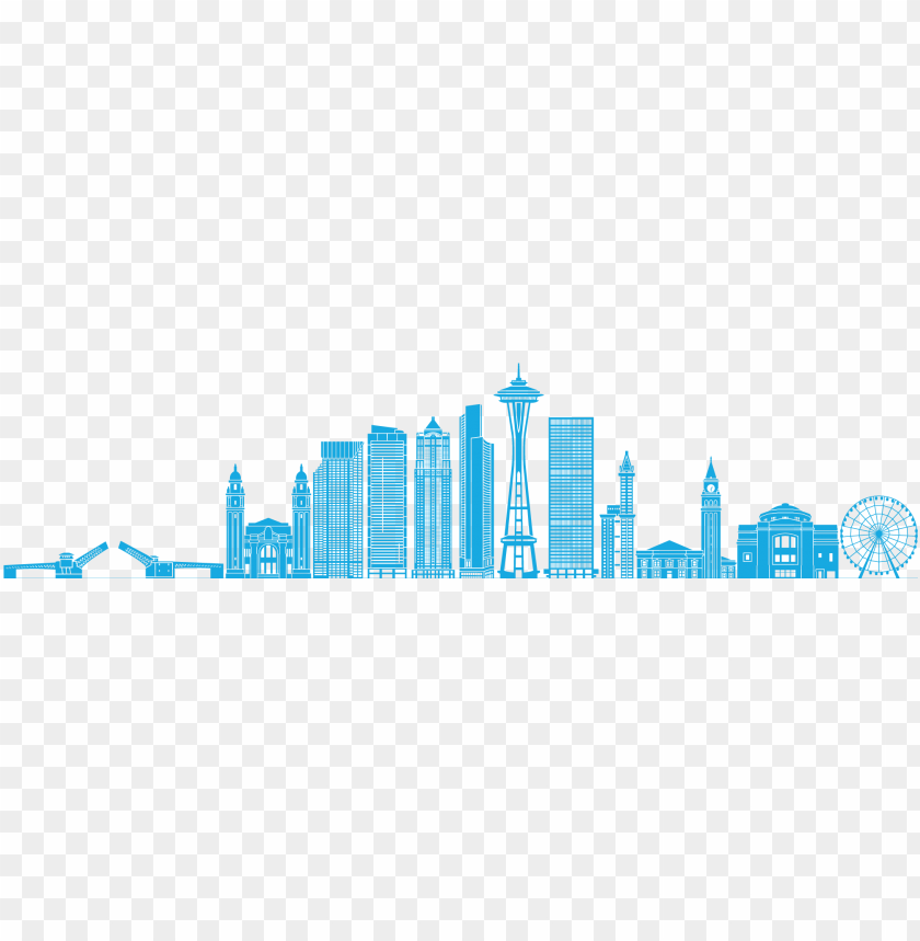 seattle skyline png graphic PNG transparent with Clear Background ID 439051