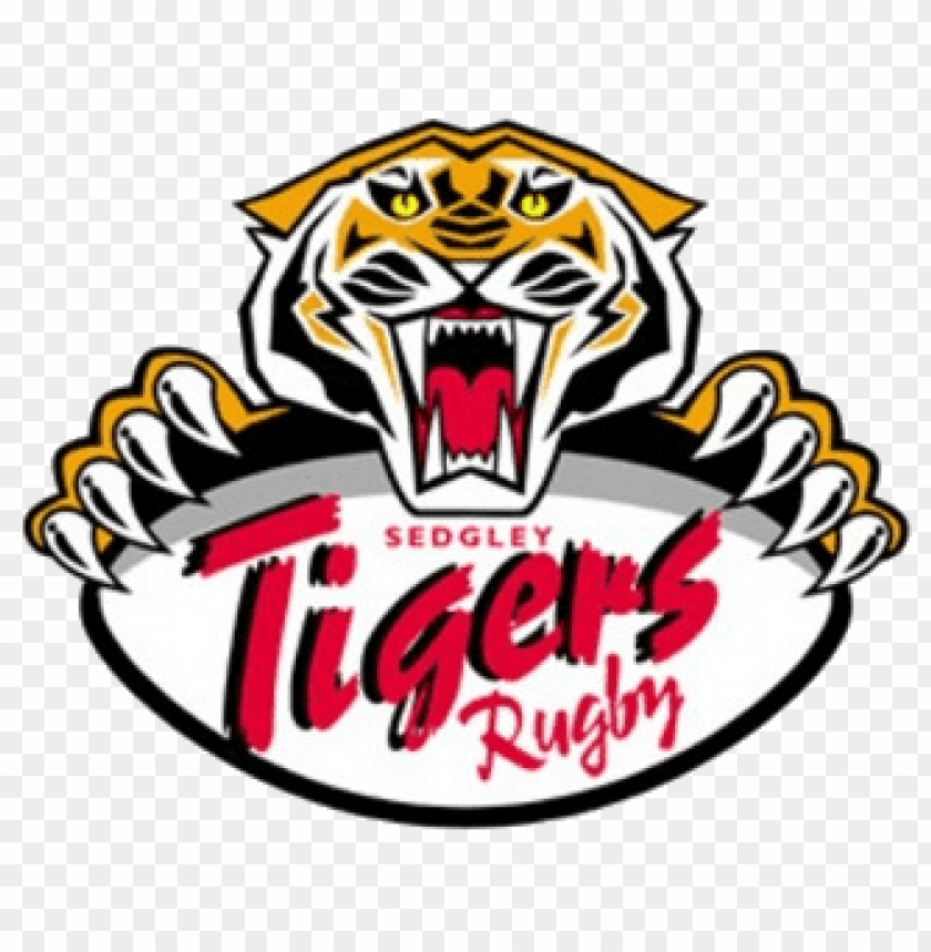 sports, rugby teams, sedgley tigers rugby logo, 