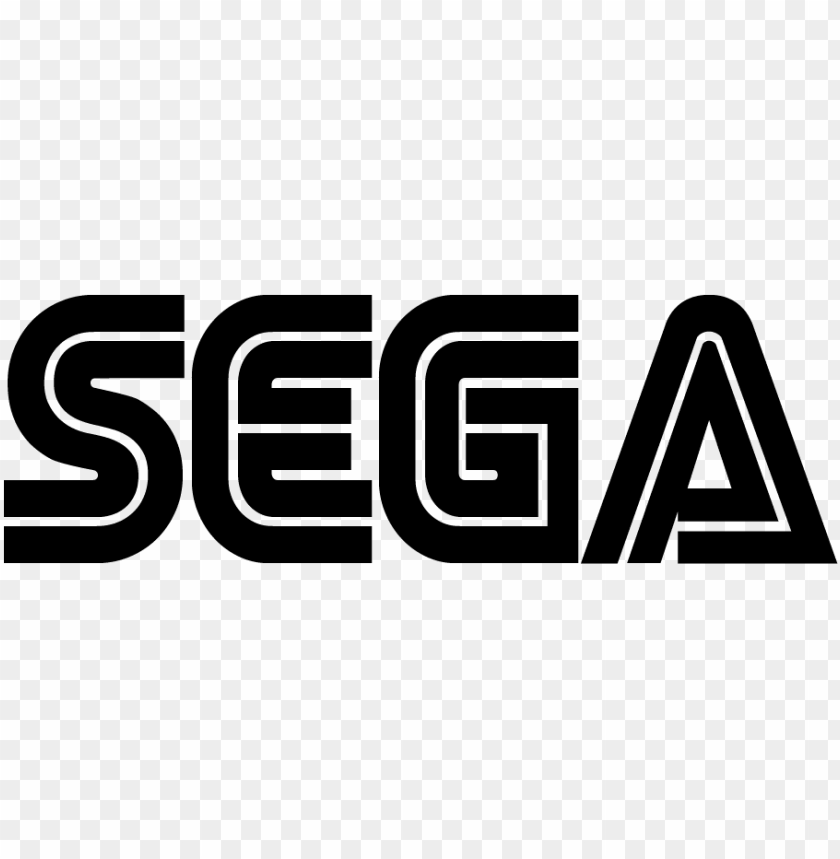 sega logo font by unknown sega logo black and white PNG transparent with Clear Background ID 226364