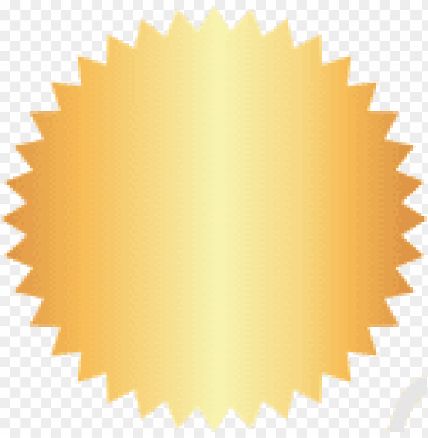 selo dourado PNG transparent with Clear Background ID 98795