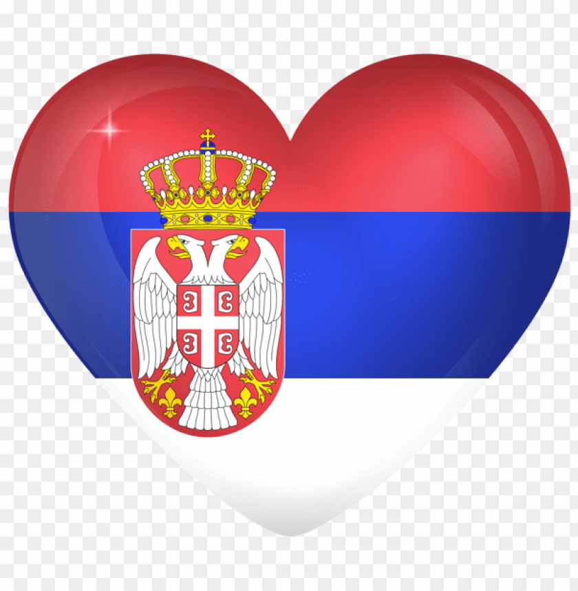 free PNG Download serbia large heart flag clipart png photo   PNG images transparent