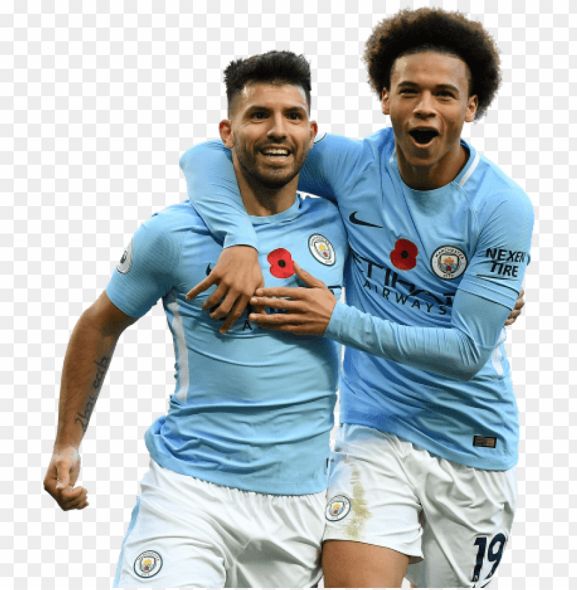 Download sergio aguero & leroy sane png images background@toppng.com