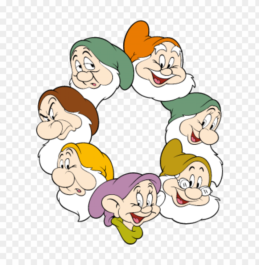 Seven Dwarfs Vector Free Download - 463922 | TOPpng