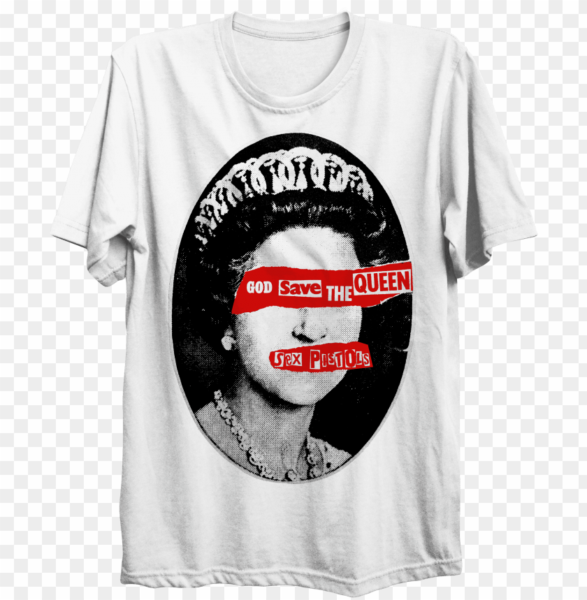 free PNG sex pistols god save the queen white t-shirt - sex pistols god save the queen póló PNG image with transparent background PNG images transparent