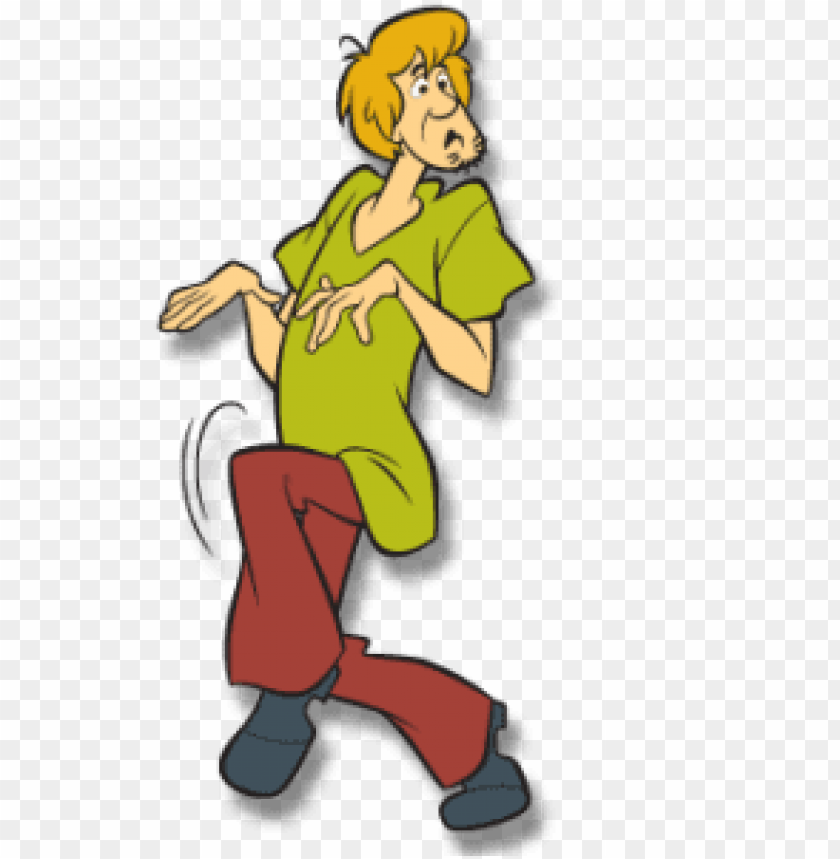 shaggy rogers walking away clipart png photo - 66329