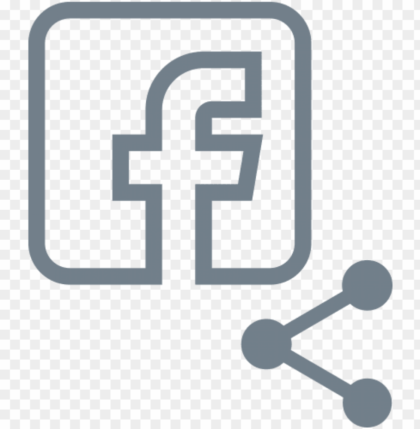 Share On Facebook Facebook Icon Noun Project Png Image With Transparent Background Toppng