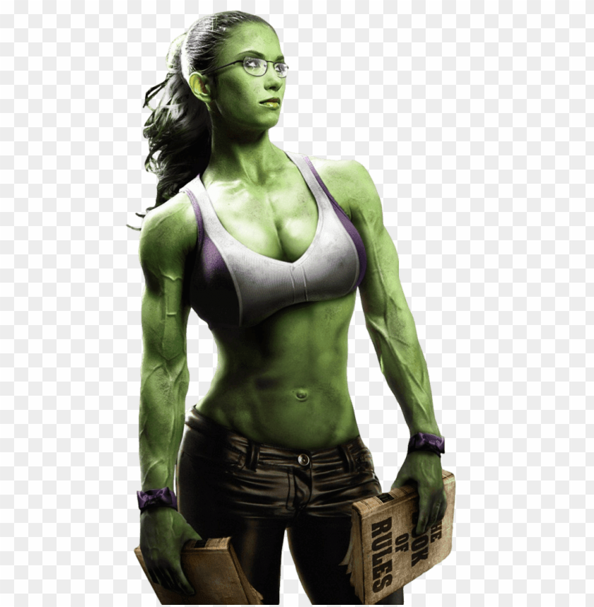 she, hulk, transparent, background, by, camo, flauge