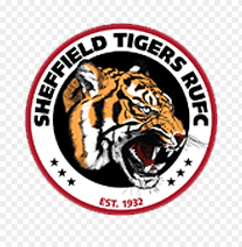 PNG image of sheffield tigers rugby logo with a clear background - Image ID 69546
