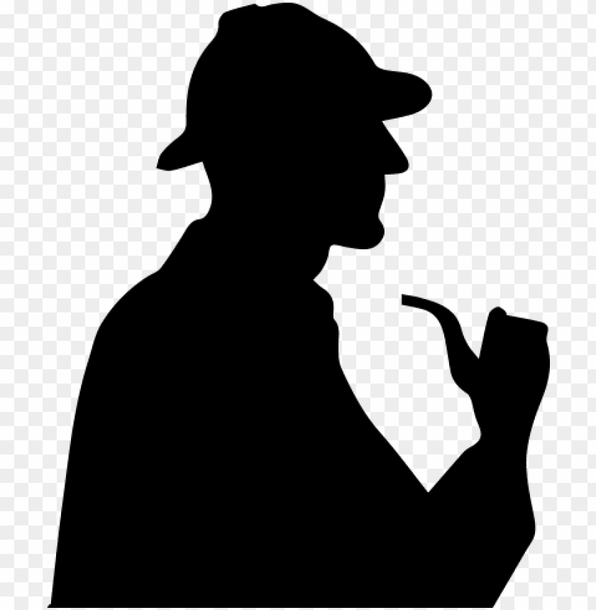 detective, silhouette, magnifier, man shadow, illustration, shades, sherlock holmes