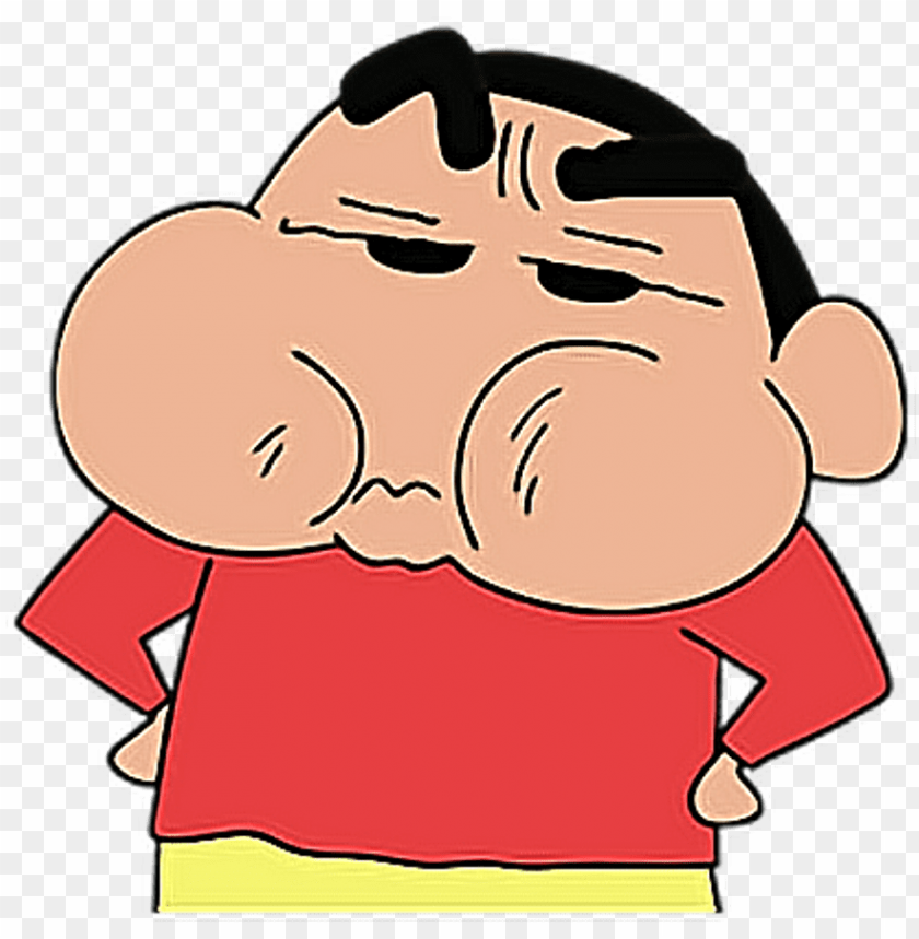 shinchan sticker - funny jokes of shincha PNG image with transparent  background | TOPpng