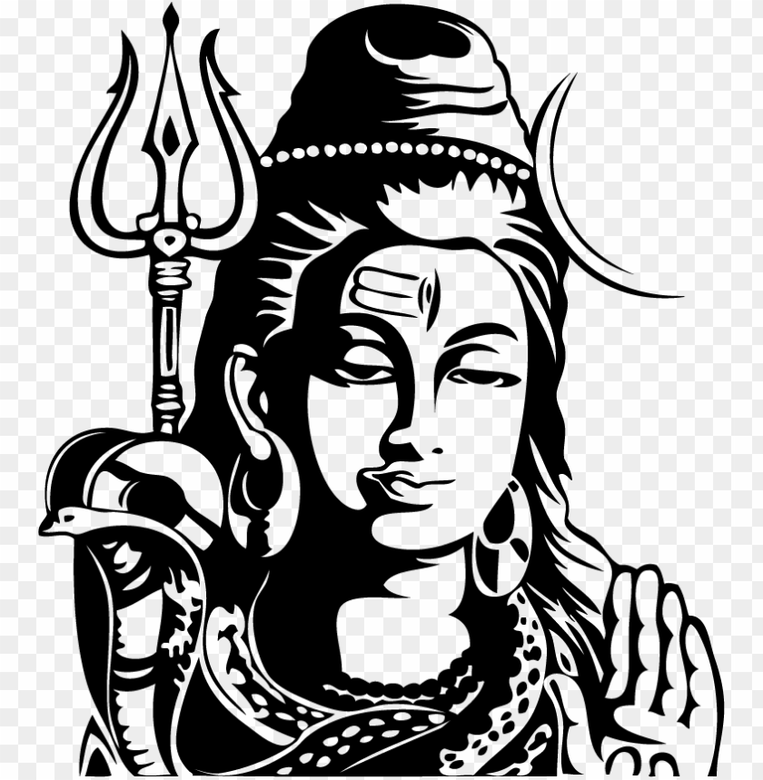 shiva hanuman art ganesha sai baba of shirdi - lord shiva logo PNG image  with transparent background | TOPpng
