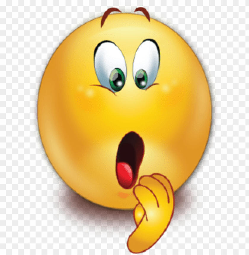 Shocked Face Open Mouse Emoji - Emoticon Shocked PNG Transparent Background