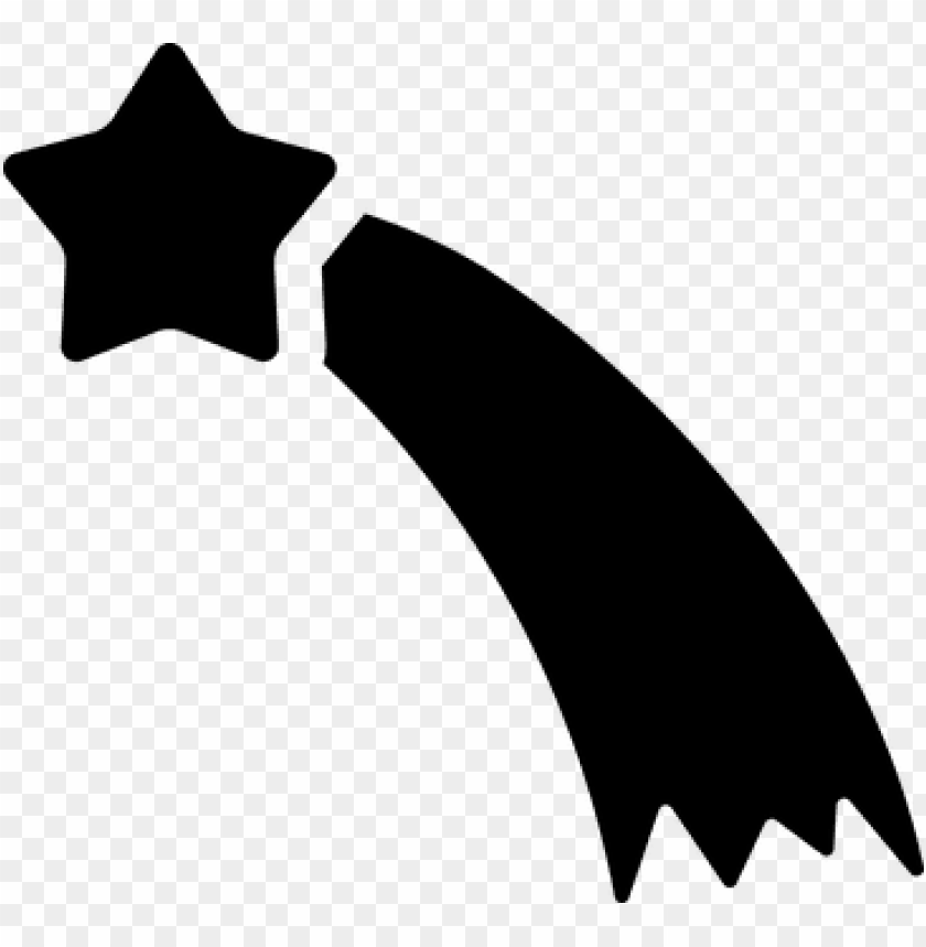Shooting Star Star Kite Shooting Star Shoo - Silhouette Of A Shooting Star PNG Image With Transparent Background
