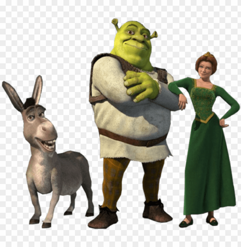 Shrek And Donkey Png Shrek Fiona Png Image With Transparent