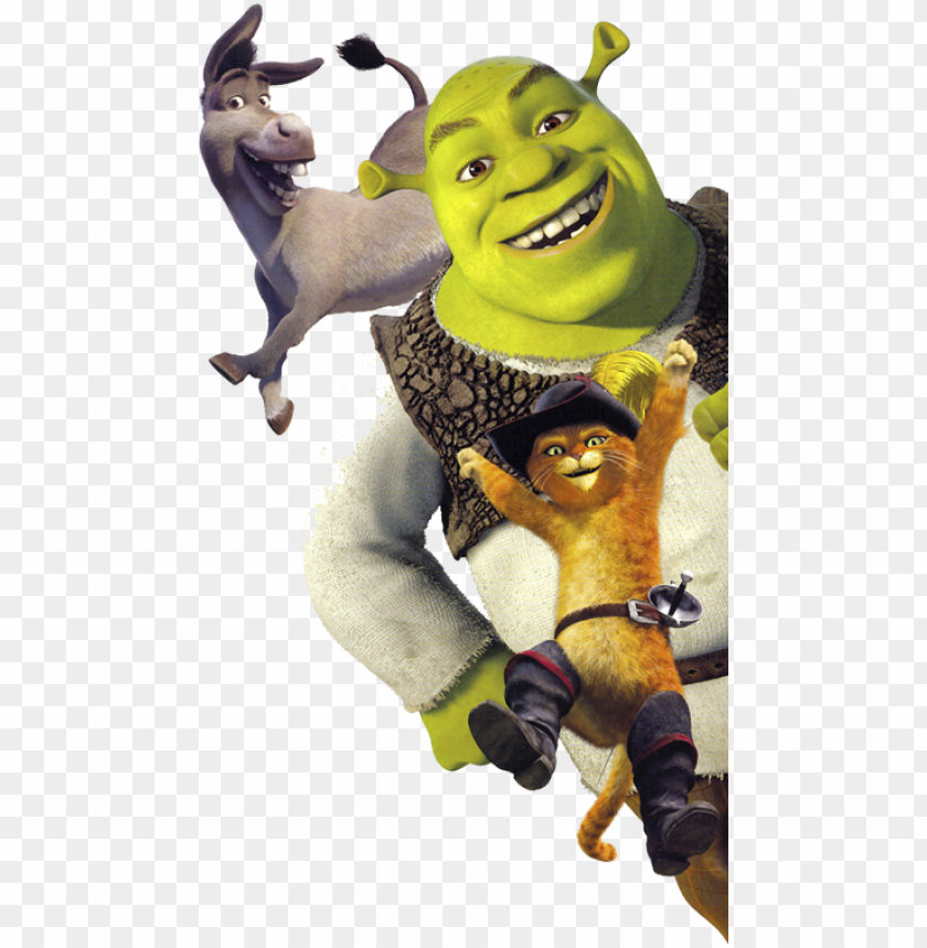 Shrek, cat and burro PNG. by onlytruemusic on DeviantArt