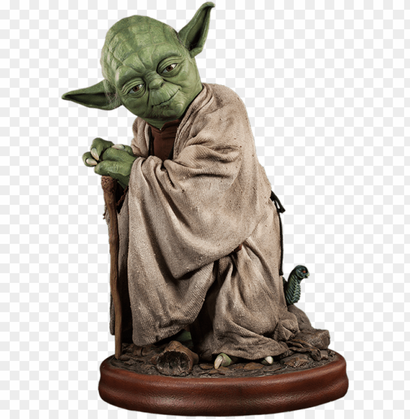 Sideshow Yoda Life Size Figure PNG Image With Transparent Background
