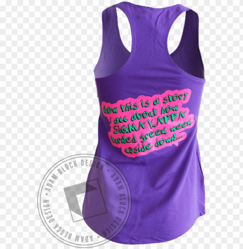 sigma kappa fresh prince greek week tank library PNG transparent with Clear Background ID 280418