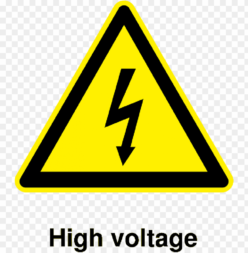 free PNG sign icon symbol safety cartoon signs symbols - warning high voltage vector PNG image with transparent background PNG images transparent