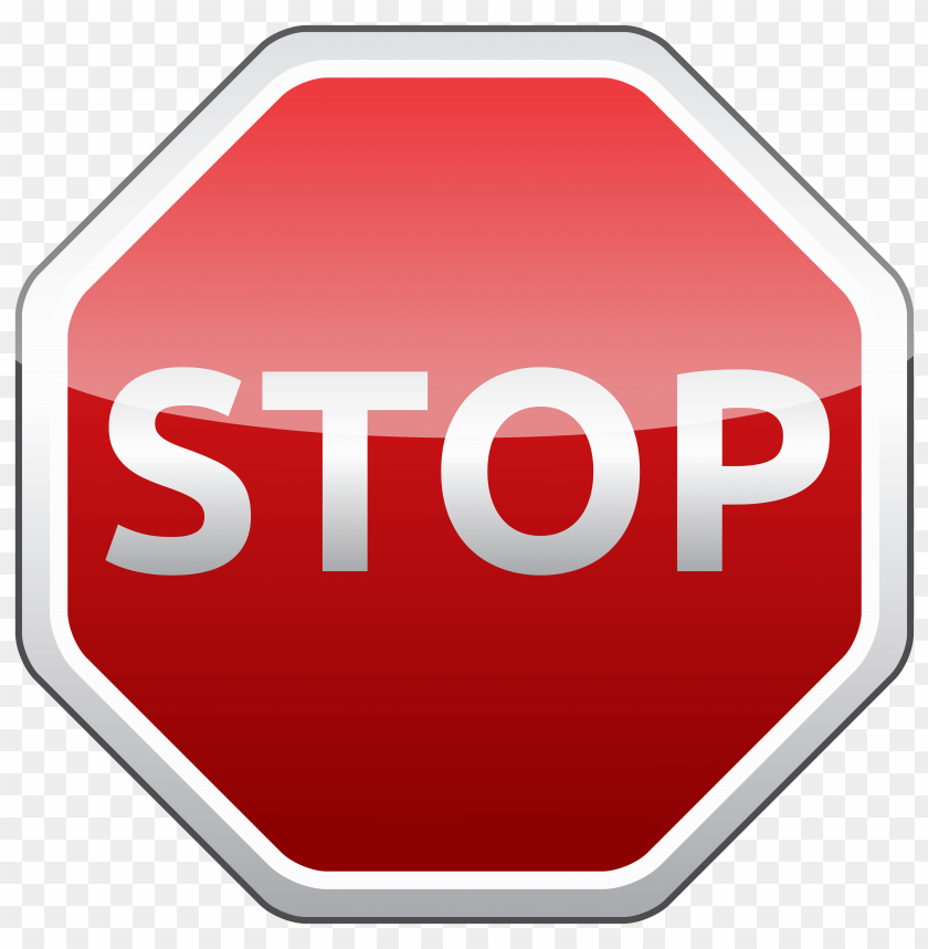 sign stop png - Free PNG Images ID 17616