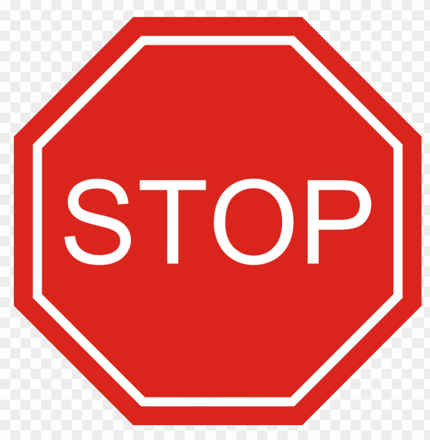 sign stop png - Free PNG Images ID 17622
