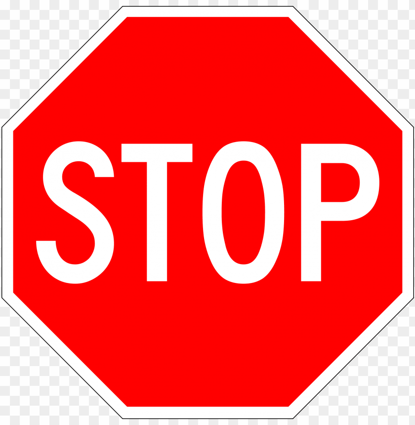sign stop png - Free PNG Images ID 17628