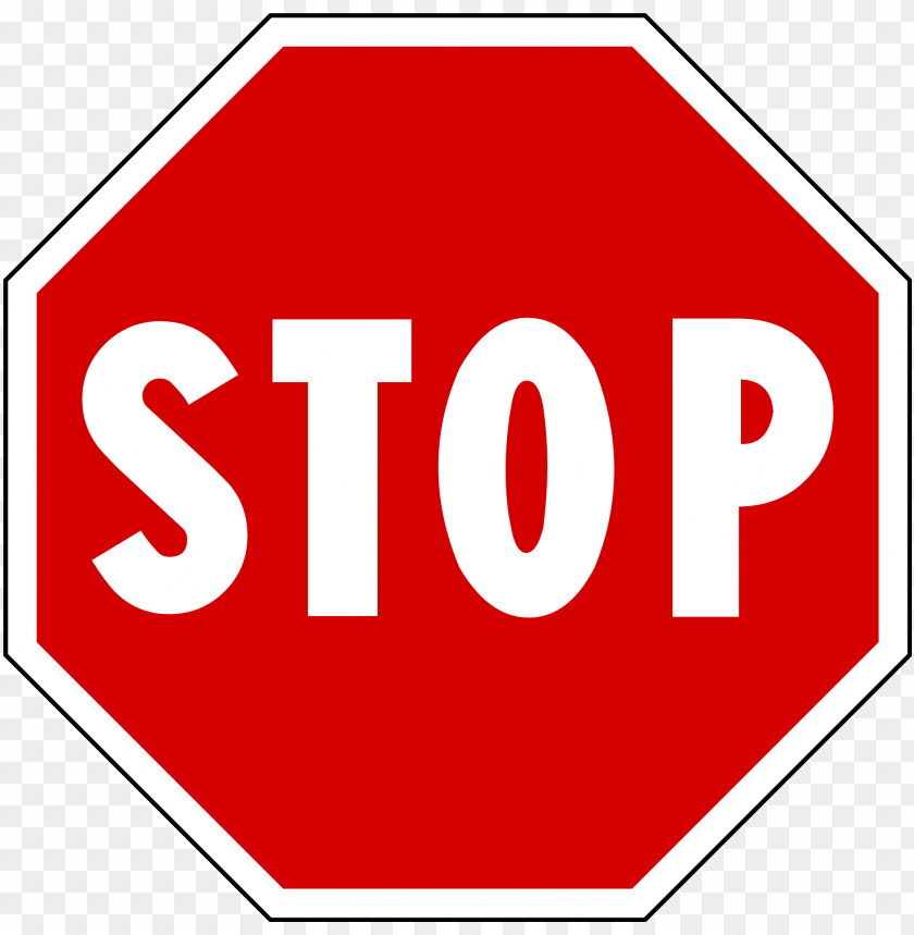sign stop png - Free PNG Images ID 17630