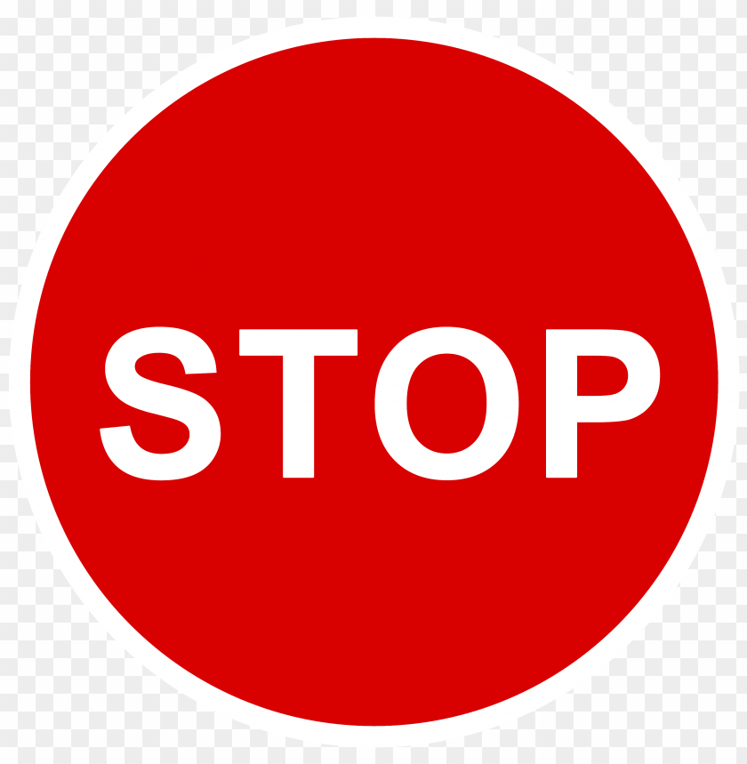 sign stop png - Free PNG Images ID 19092