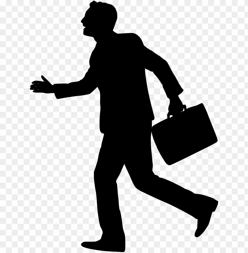 
silhouette
, 
businessman
, 
running
, 
side
