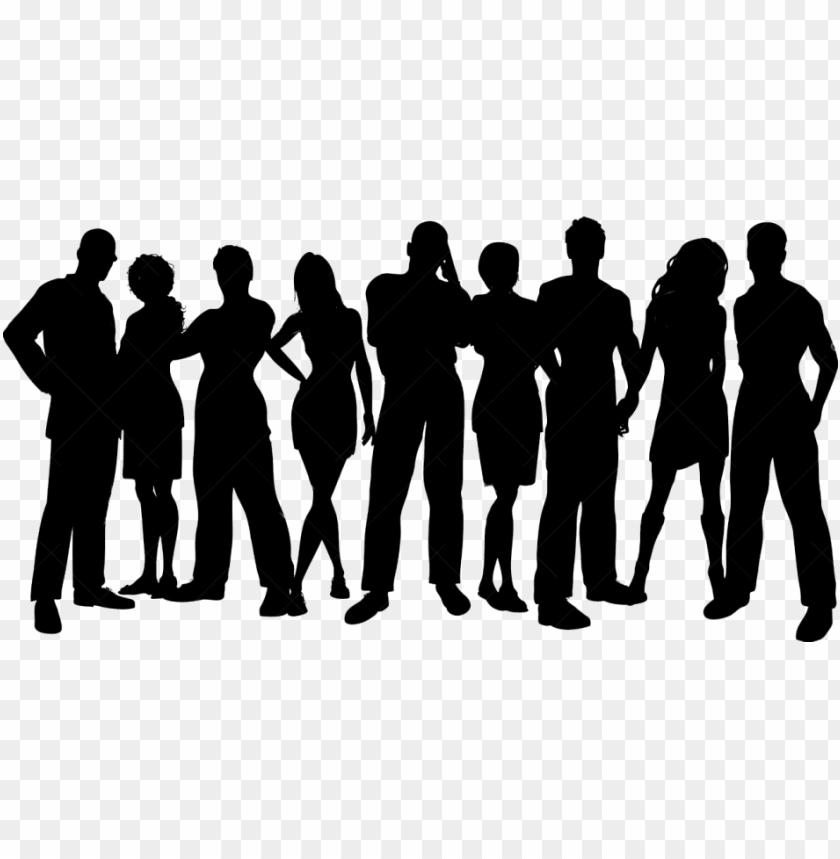 free PNG silhouette - teenager group silhouette PNG image with transparent background PNG images transparent