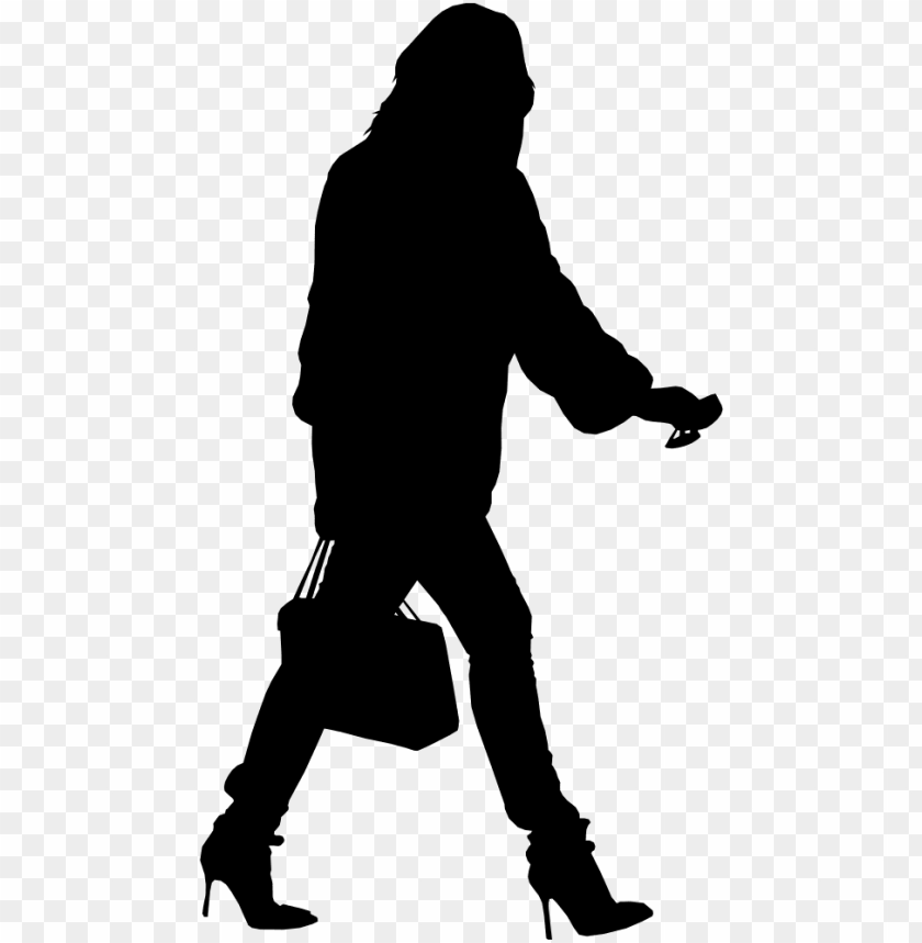 silhouette walking png - silhouette person walking PNG image with transparent background@toppng.com