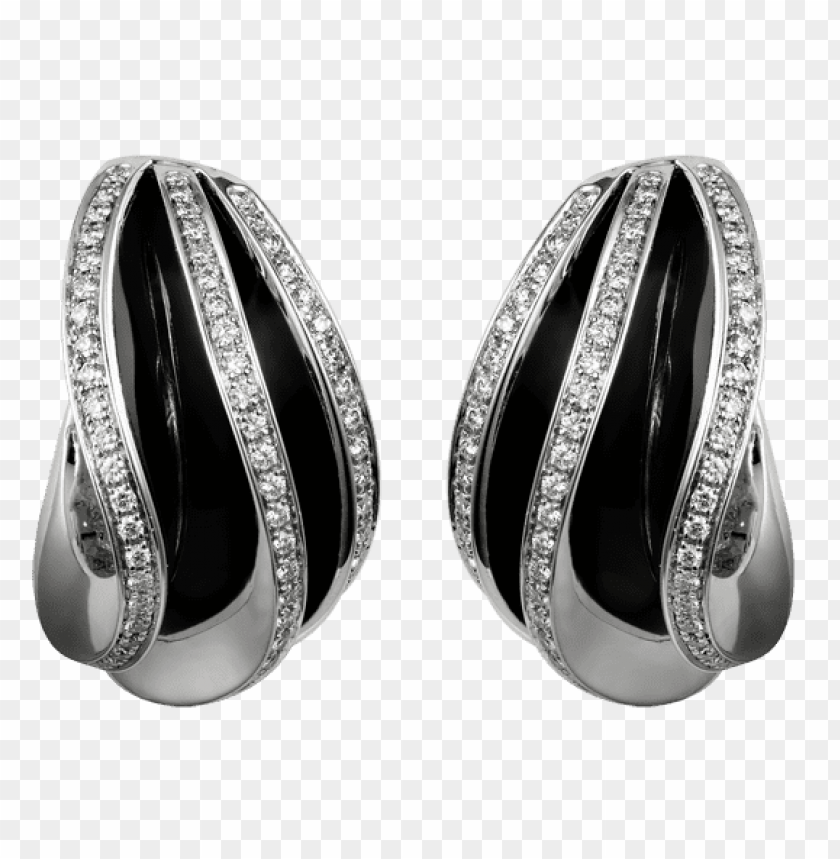 black, diamonds, earrings, silver