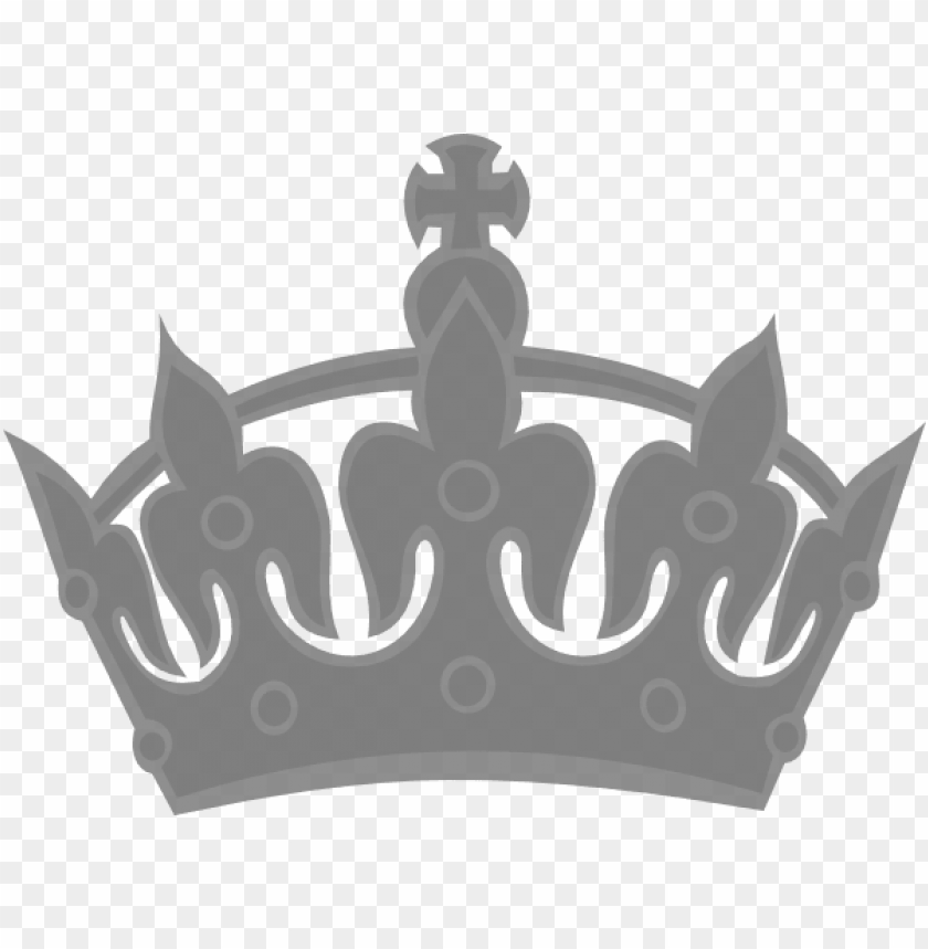 Silver Clipart Princess Crown - Crown Silhouette PNG Transparent With Clear Background ID 206103
